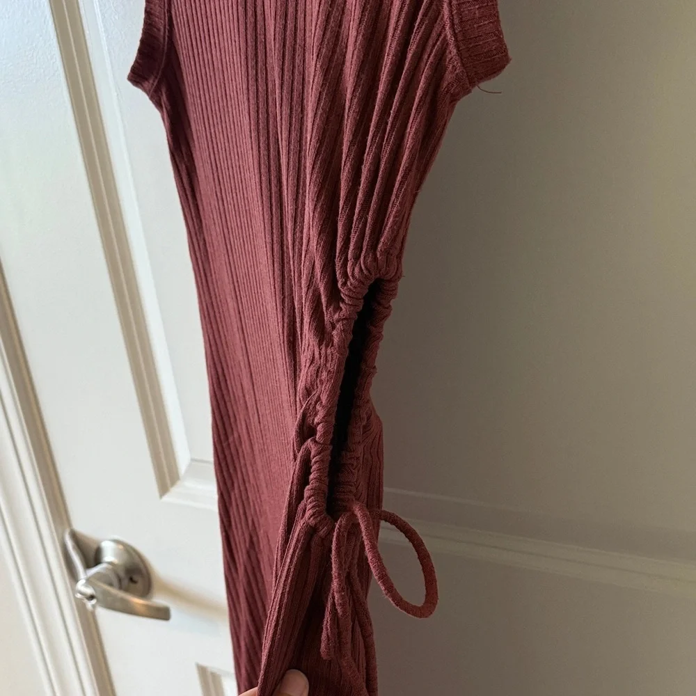 Abercrombie & Fitch Brown Midi Dress - Picture 3 of 3